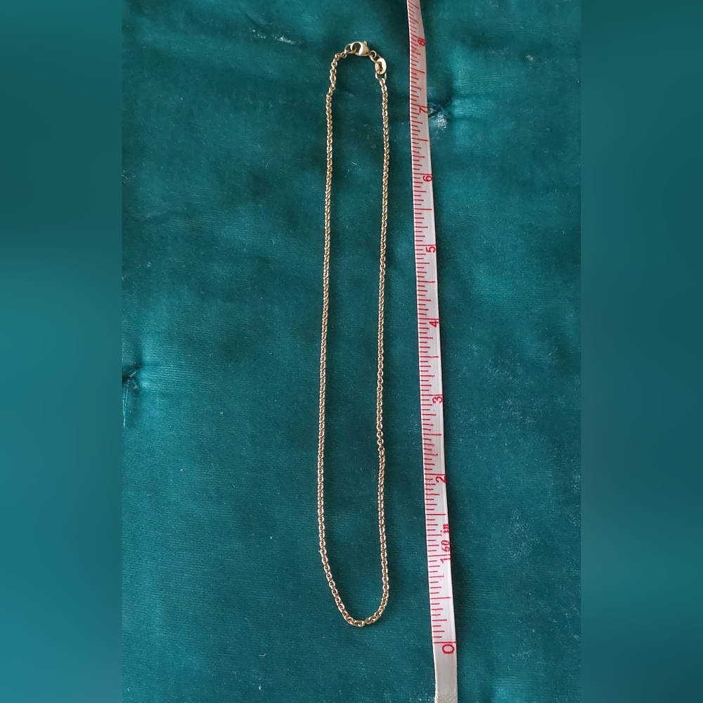 James Avery 14kt Gold Cable Necklace - Picture 4 of 9